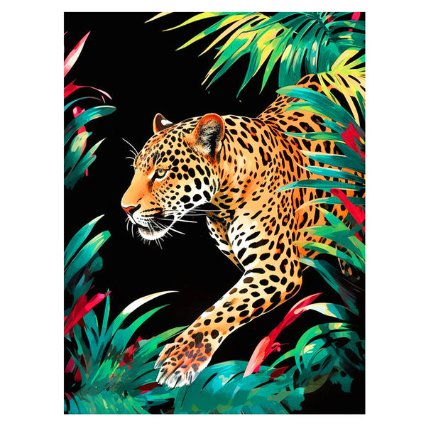  Feelook diamond painting kit Jungle Cheetah