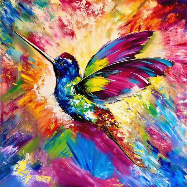 Feelook diamond art painting Rainbow Flight