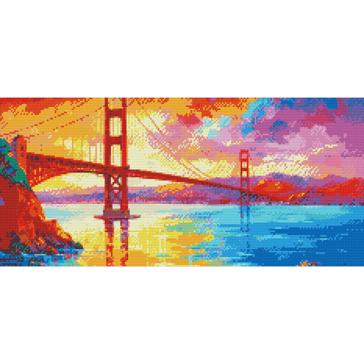 Feelook Diamond Painting Kits Golden Gate Bridge