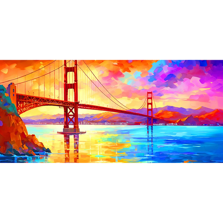 Feelook Diamond Painting Kits Golden Gate Bridge