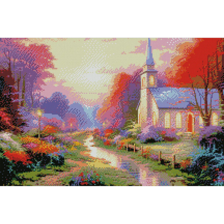 Feelook Diamond Painting Kits Enchanting Church